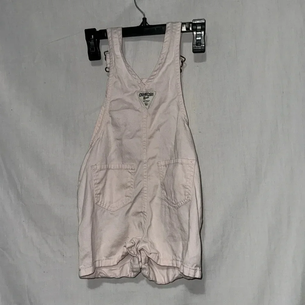 pink OshKosh short overalls size 5T